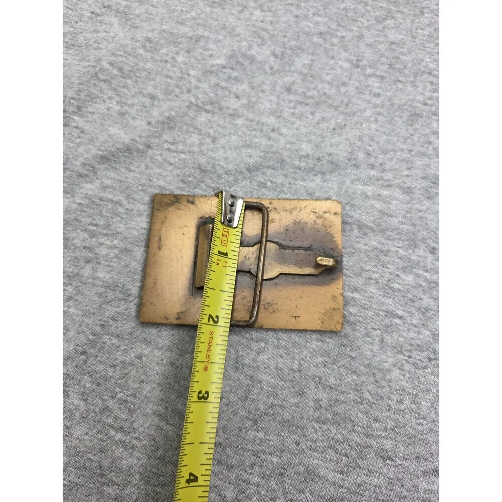 Vintage GRW Wyoming Labor Agriculture Bronze Belt Buckle